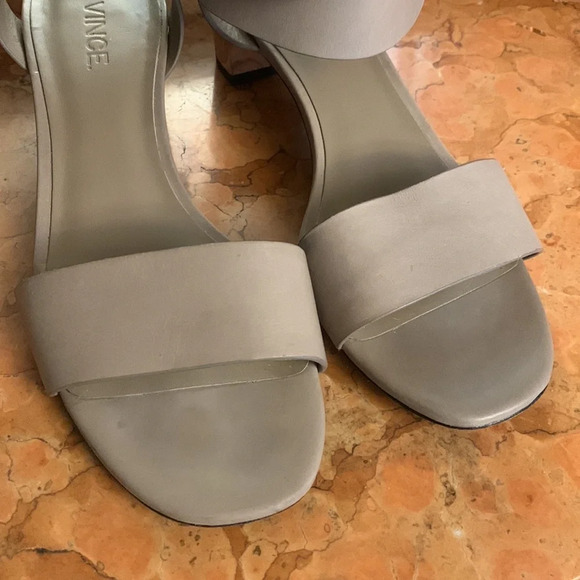 VINCE. Ria City Sandals Pumice Stone 7 - Picture 4 of 9